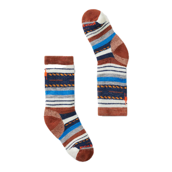Smartwool Kids' Hike Margarita Crew Socks - Picante