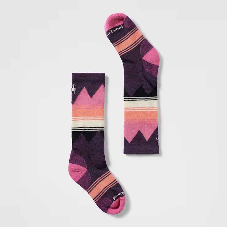 Smartwool Kids' Ski Over The Calf Socks - Purple Iris
