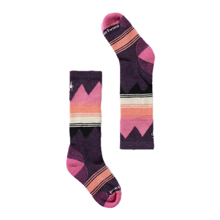 Smartwool Kids' Ski Over The Calf Socks - Purple Iris