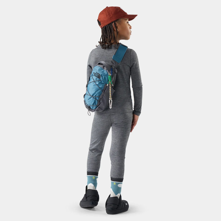 Smartwool Kids' Classic Merino Blend Base Layer Bottom - Charcoal Heather