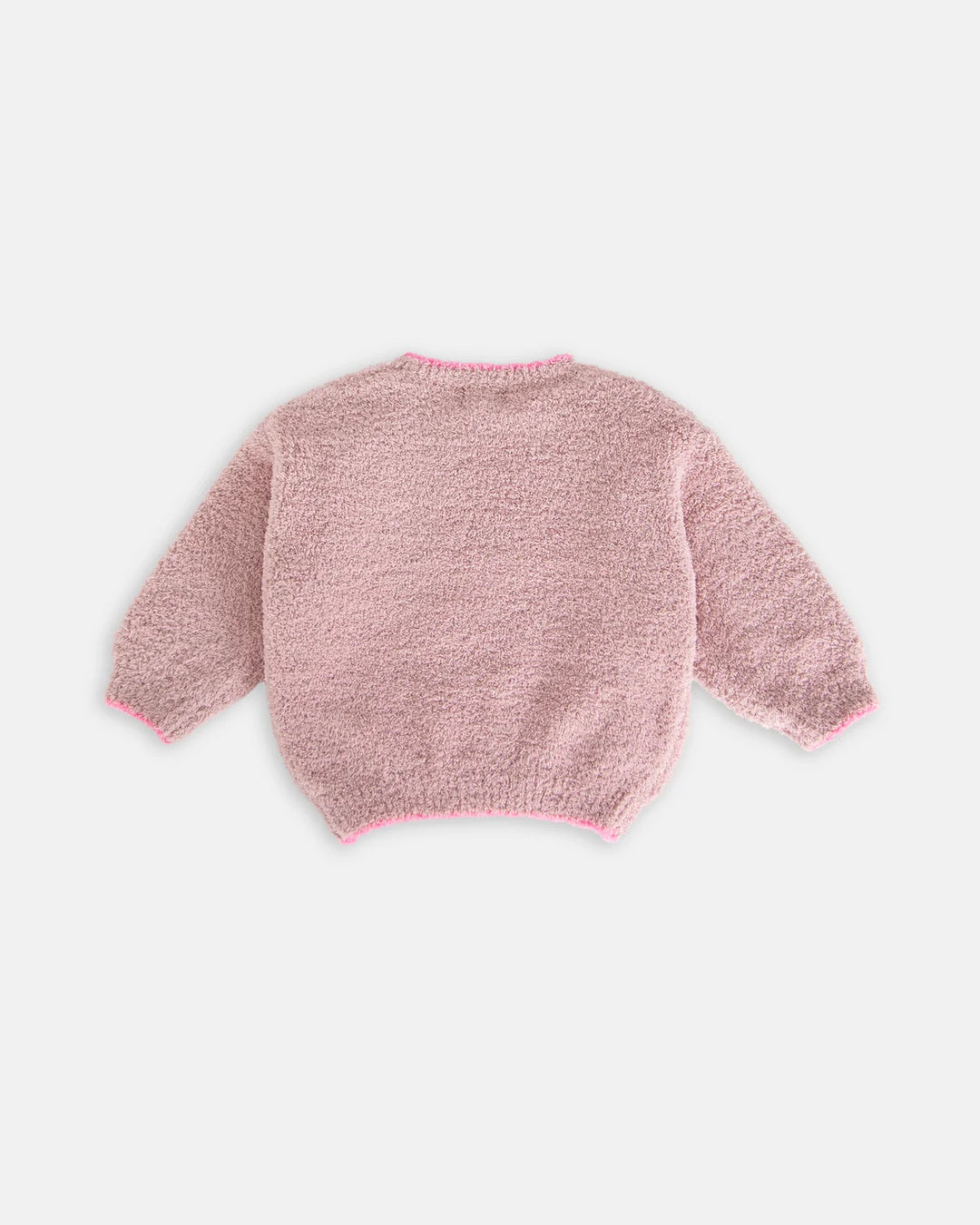 7AM Enfant Boxy Sweater Fuzzy - Ash Rose