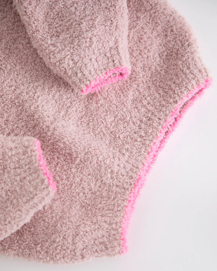 7AM Enfant Boxy Sweater Fuzzy - Ash Rose