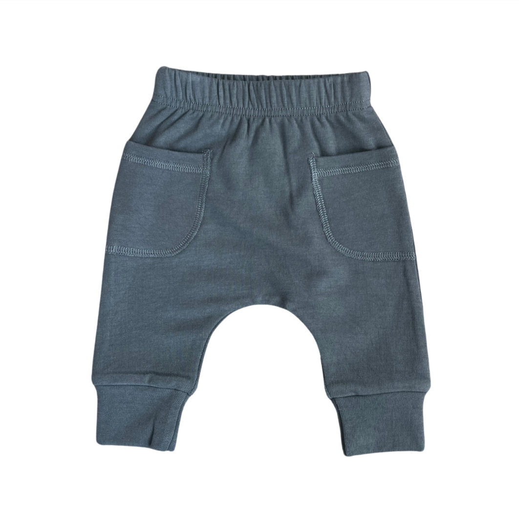 Babysprouts Baby Pocket Pants - Gray Wash