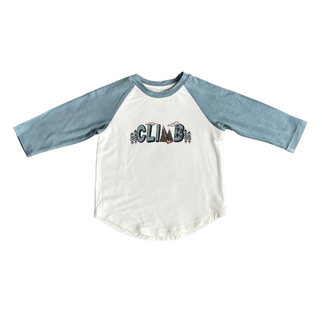 Babysprouts Long Sleeve Baseball Tee - Climb