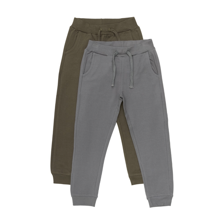 Minymo Sweatpants - Gargoyle - 2-Pack