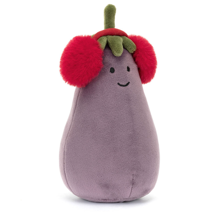 Jellycat Toastie Vivacious Red Eggplant