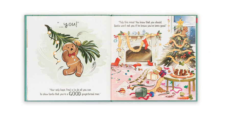 Jellycat Gingerbread Fred Book