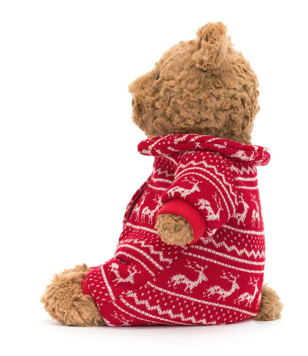 Jellycat Bartholomew Bear Winter Pajamas