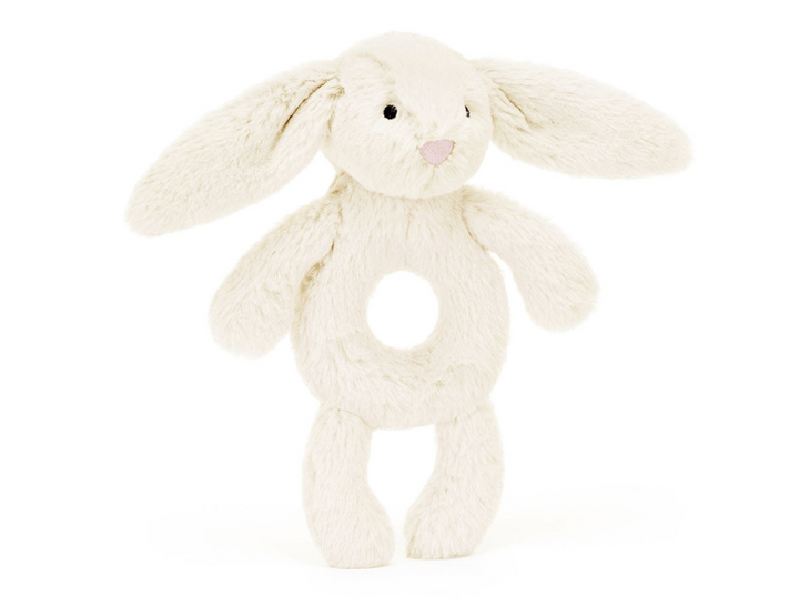 Jellycat Bashful Bunny Ring Rattle - Cream