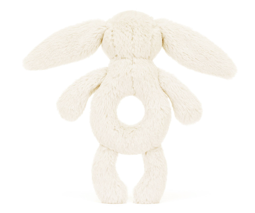 Jellycat Bashful Bunny Ring Rattle - Cream