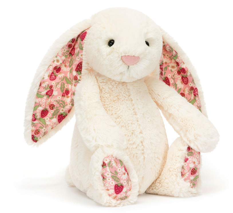 Jellycat Blossom Cream Bunny 'Berry' - Medium