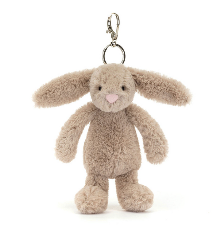 Jellycat Bashful Beige Bunny Bag Charm