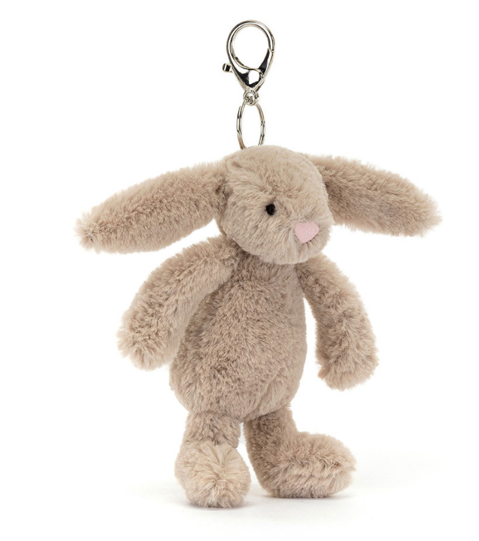 Jellycat Bashful Beige Bunny Bag Charm