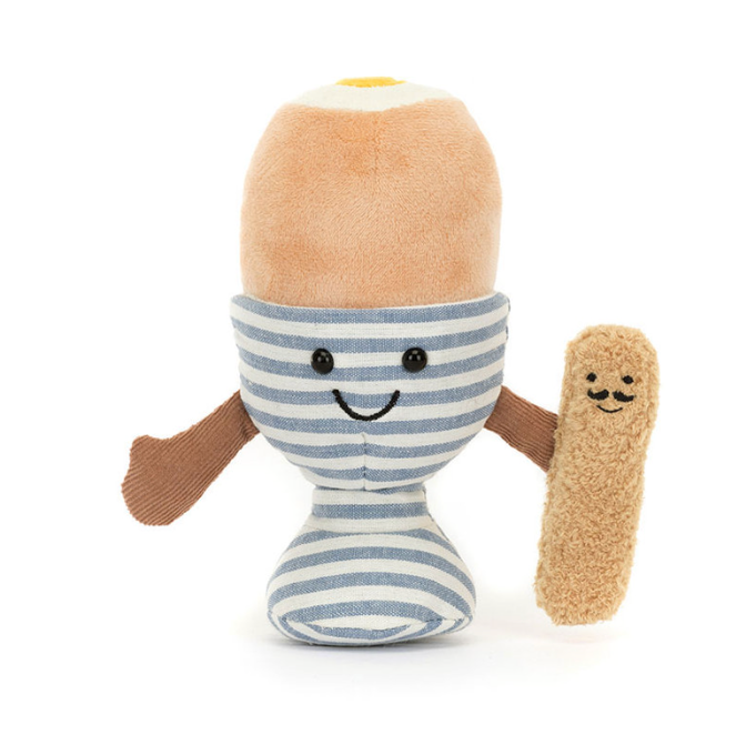 Jellycat Amuseables Eggetha Egg & Lance Soldier