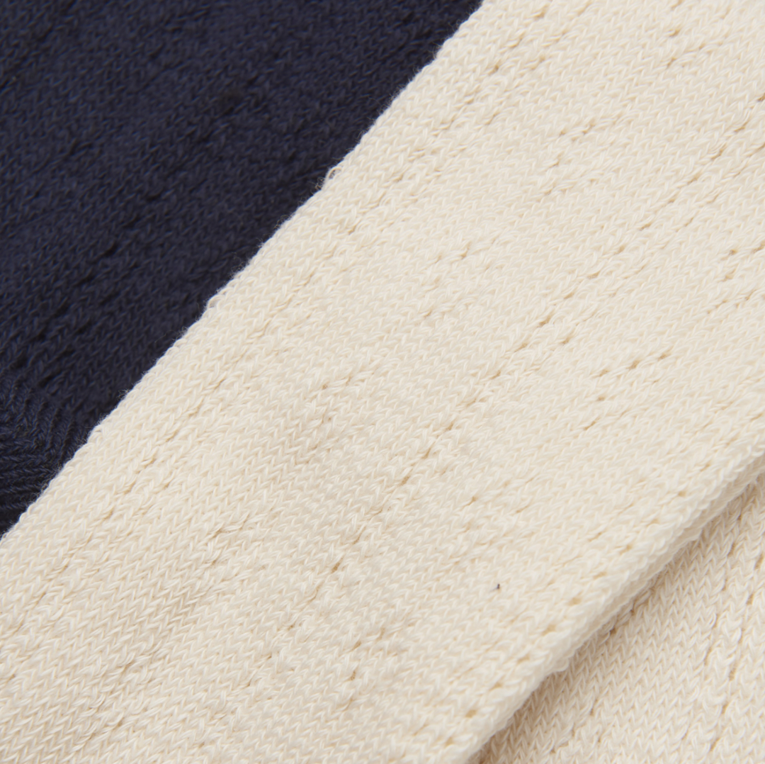 Minymo Pointelle Tights - 2-Pack - Navy/Cream