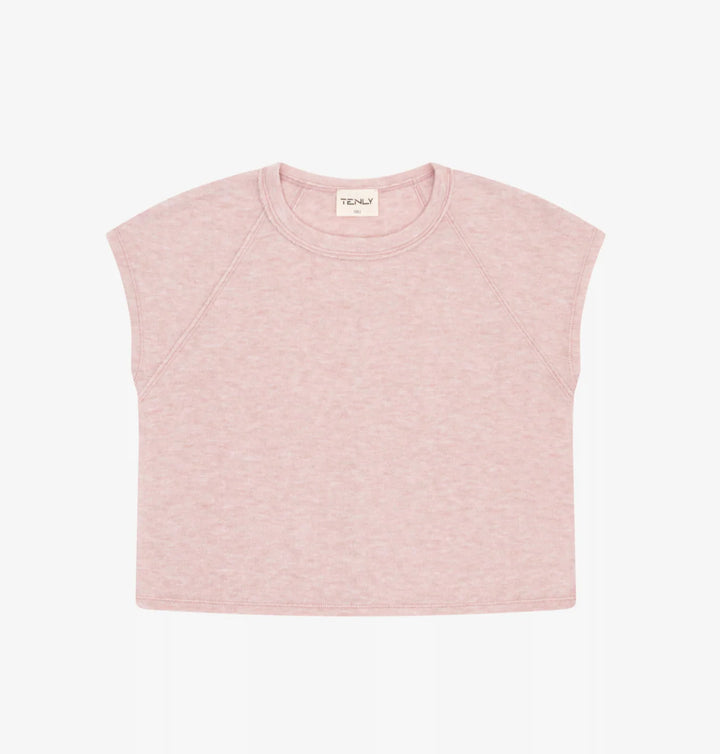 Tenly Hacci Jersey Daily Short Sleeve Tee - Moscato