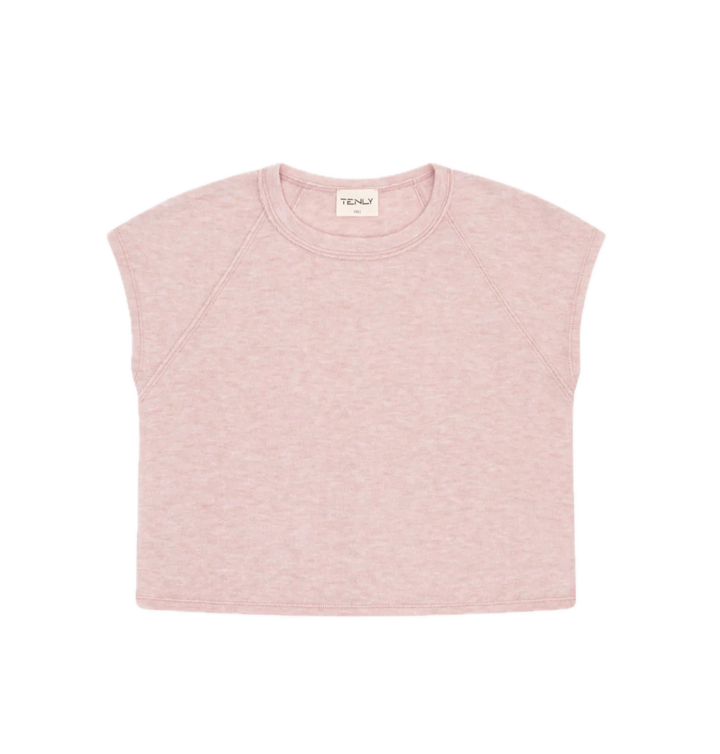 Tenly Hacci Jersey Daily Short Sleeve Tee - Moscato