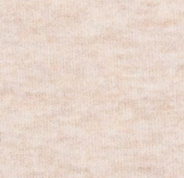 Tenly Hacci Jersey Cropped Tunic - Latte