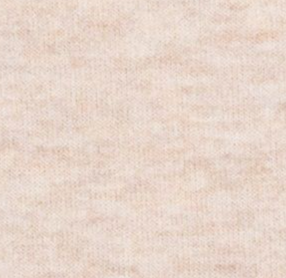 Tenly Hacci Rib Box Hoodie - Latte