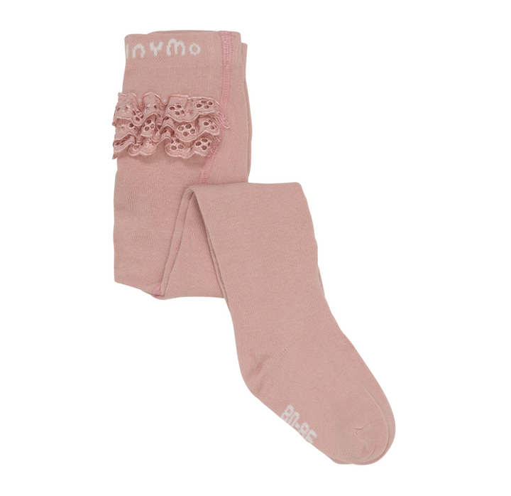 Minymo Lace Tights - Rose Cloud