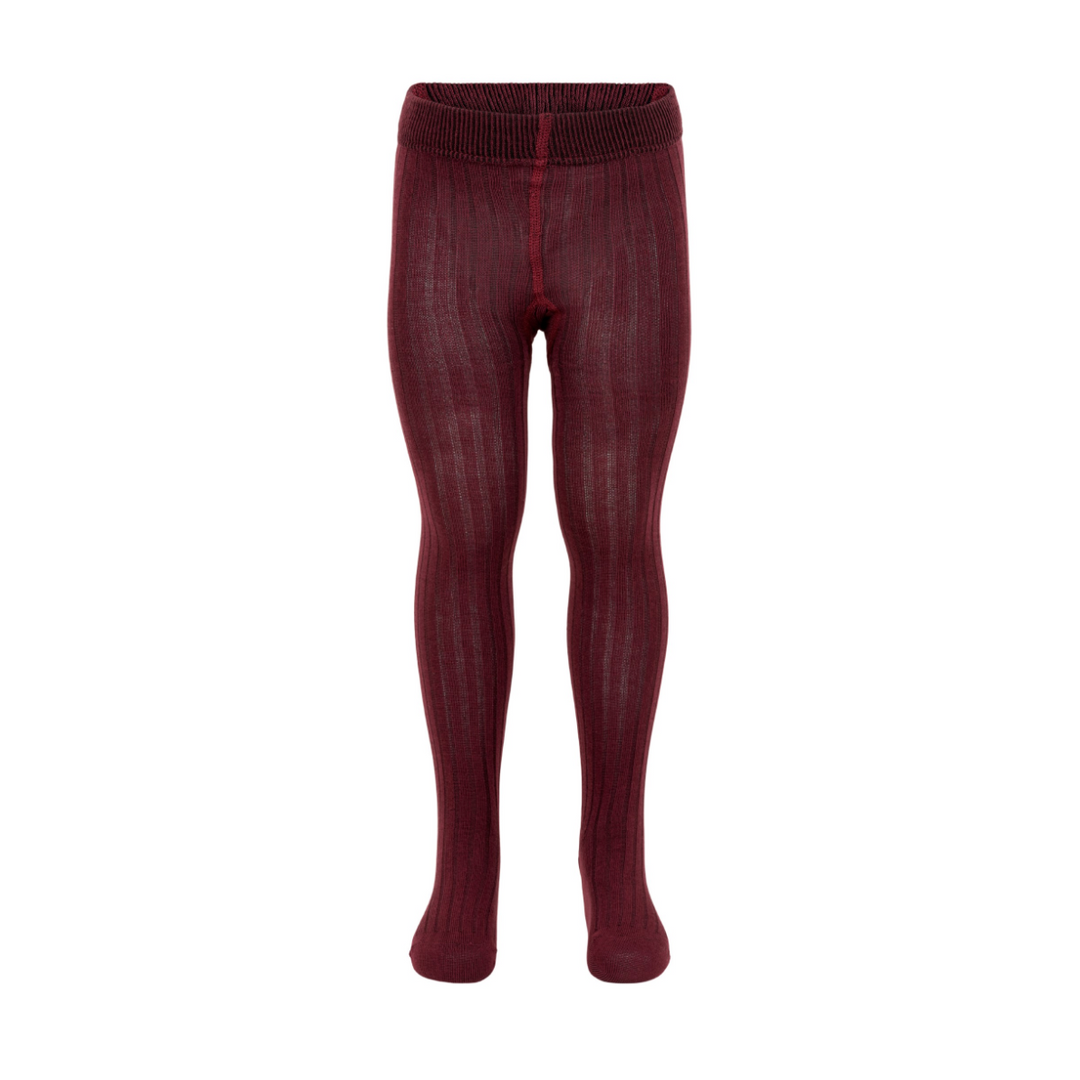 Minymo Ribbed Tights 2-Pack - Rose Smoke