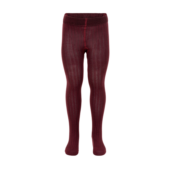 Minymo Ribbed Tights 2-Pack - Rose Smoke