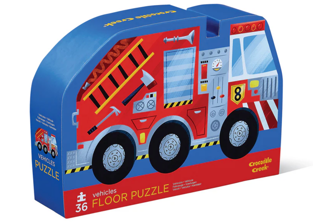 Crocodile Creek Crocodile Creek 36 Piece Floor Puzzle - Vehicles