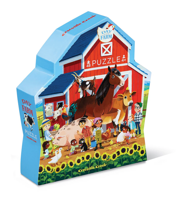 Crocodile Creek 48-Piece Puzzle - Day at the Farm