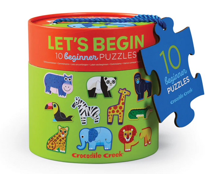 Crocodile Creek Let's Begin Puzzles - Jungle