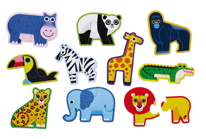 Crocodile Creek Let's Begin Puzzles - Jungle