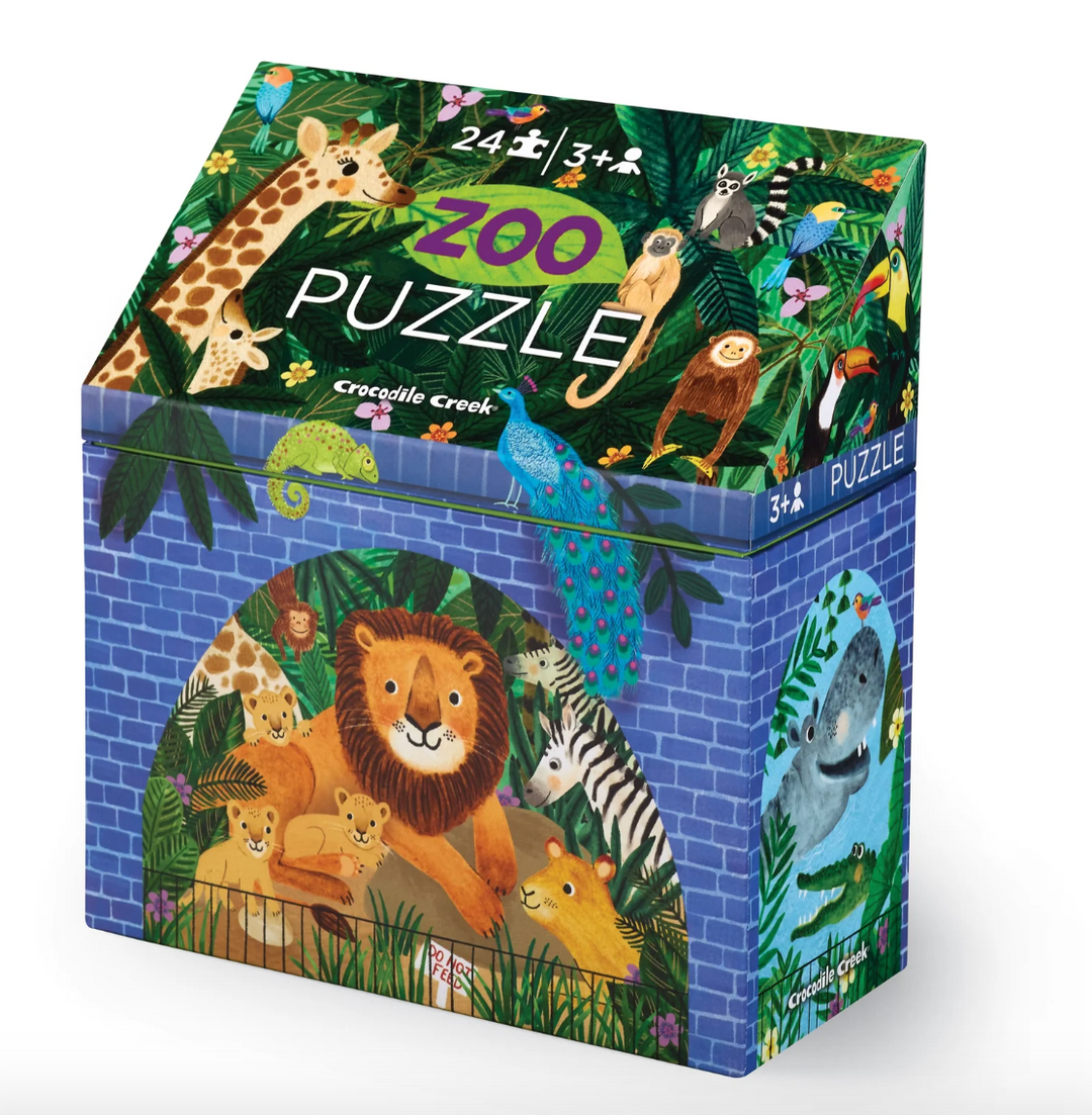 Crocodile Creek 24-Piece Puzzle - Zoo