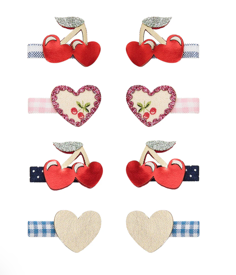 Mimi & Lula Red Cherries Mini Clips
