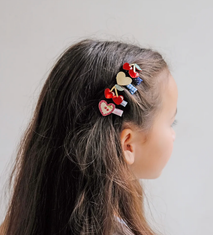 Mimi & Lula Red Cherries Mini Clips