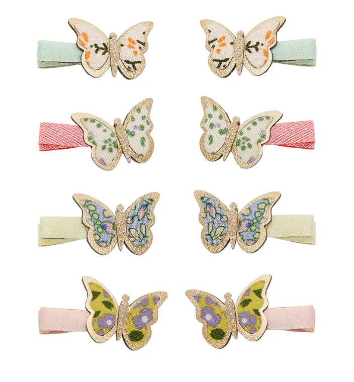 Mimi & Lula Floral Butterfly Mini Clips