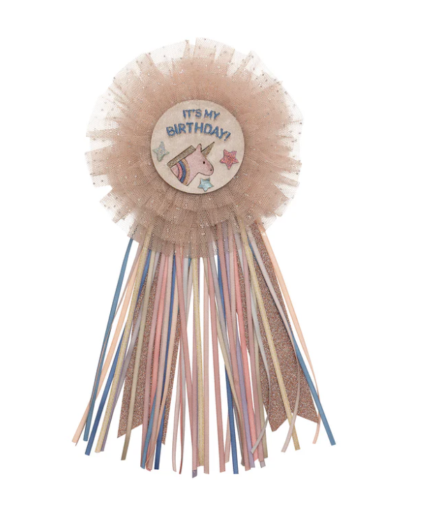 Mimi & Lula Unicorn Birthday Badge