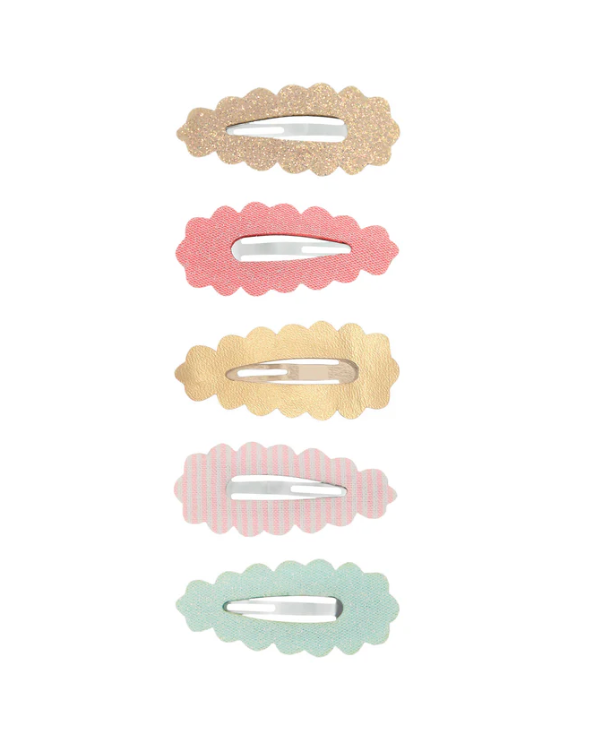 Mimi & Lula Scalloped Edge Mini Clic Clacs - Pastel