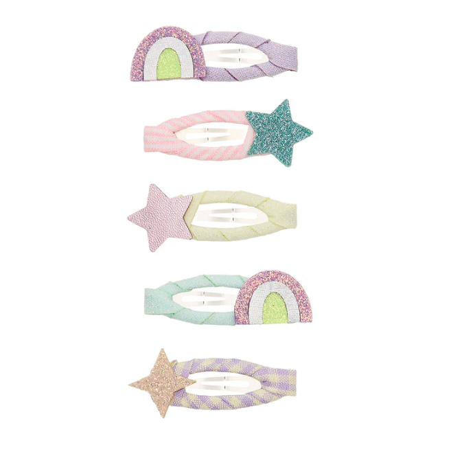 Mimi & Lula Rainbow And Star Mini Clic Clacs