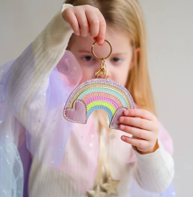 Mimi & Lula Rainbow Key Ring