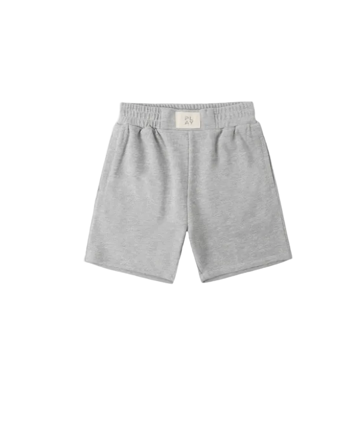 Rylee + Cru Boxing Short - Heathered Grey