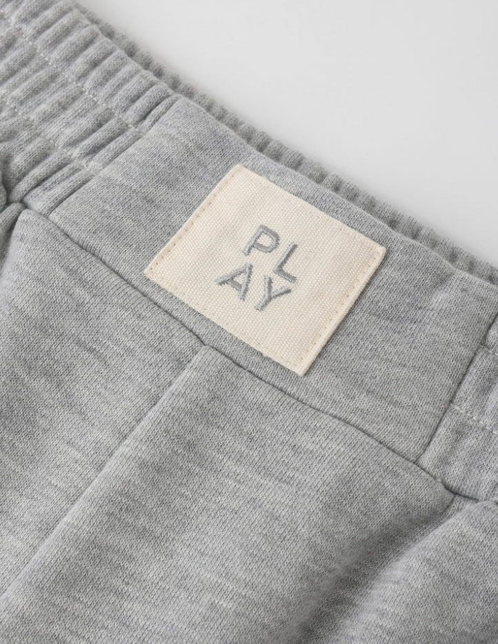 Rylee + Cru Boxing Short - Heathered Grey