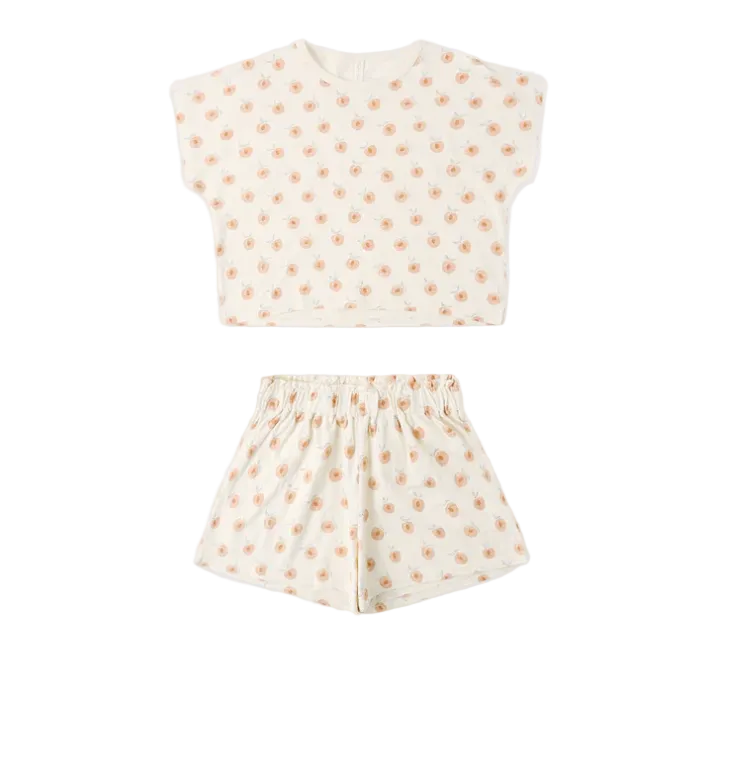 Rylee + Cru  Raegan Set - Peaches