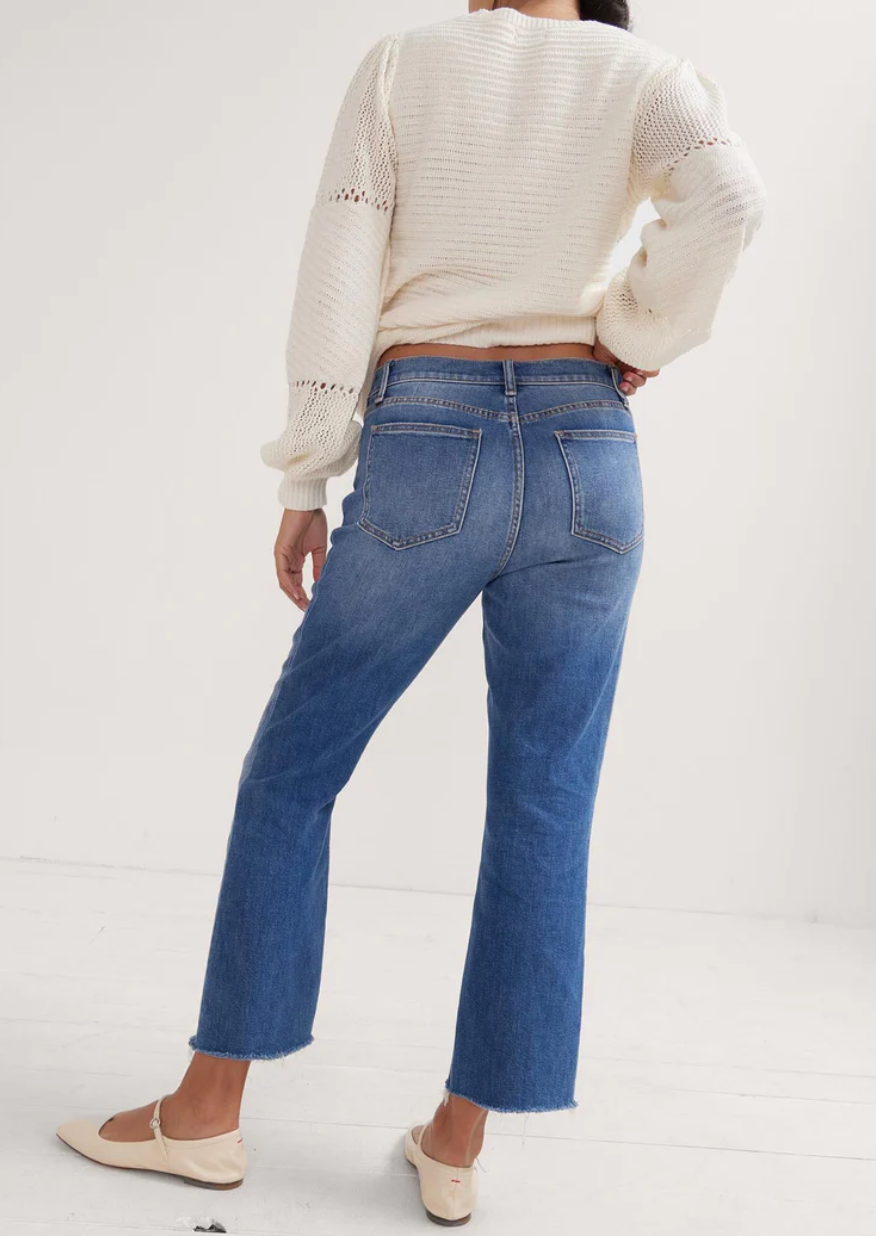 HATCH Collection The Crop Maternity Jean