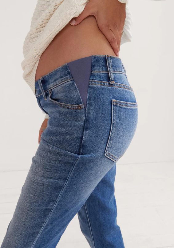 HATCH Collection The Crop Maternity Jean