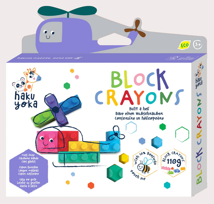 Haku Yoka Block Crayons - Assorted