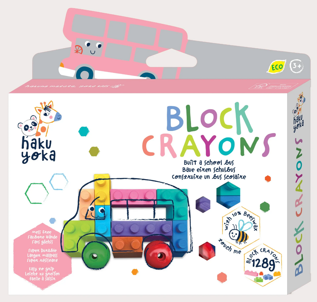Haku Yoka Block Crayons - Assorted