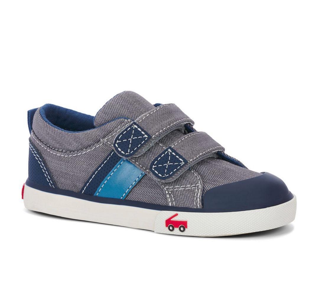 See Kai Run Russell - Gray Denim/Navy