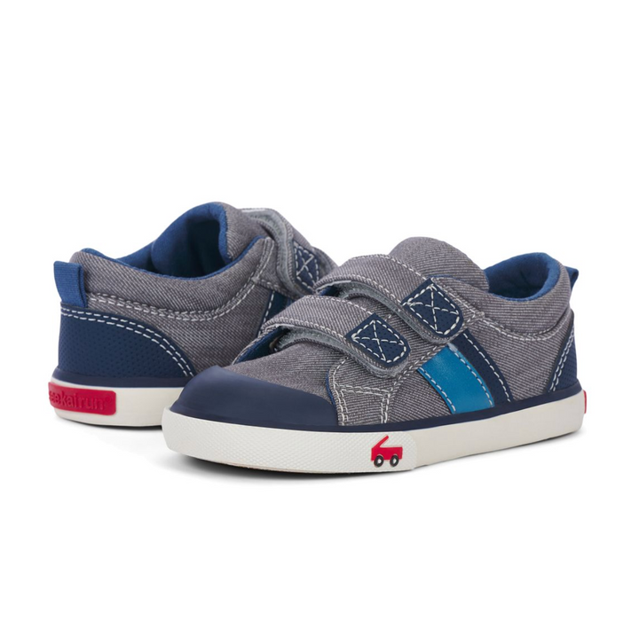 See Kai Run Russell - Gray Denim/Navy