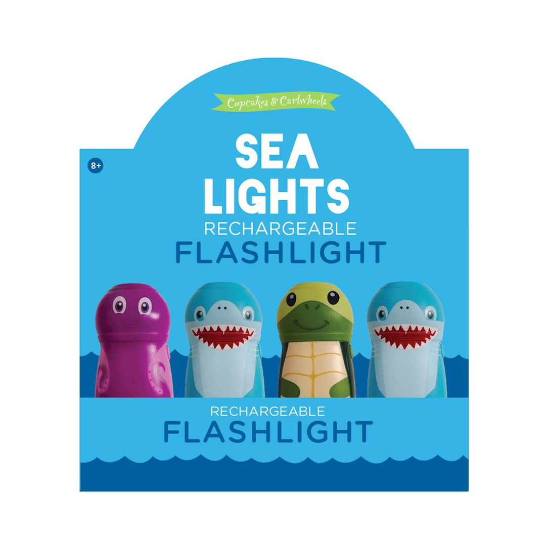 Cupcakes & Cartwheels Sea Lights Rechargeable Flashlights