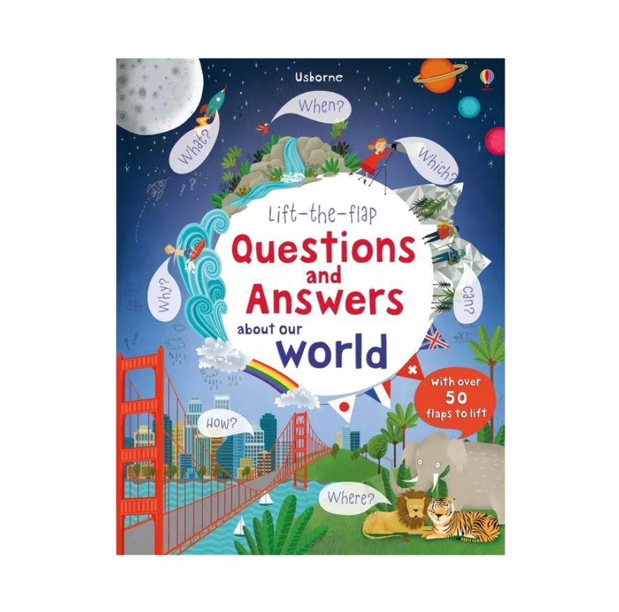 Usborne LifteThe-Flap-BookQuestions And Answers About Our World