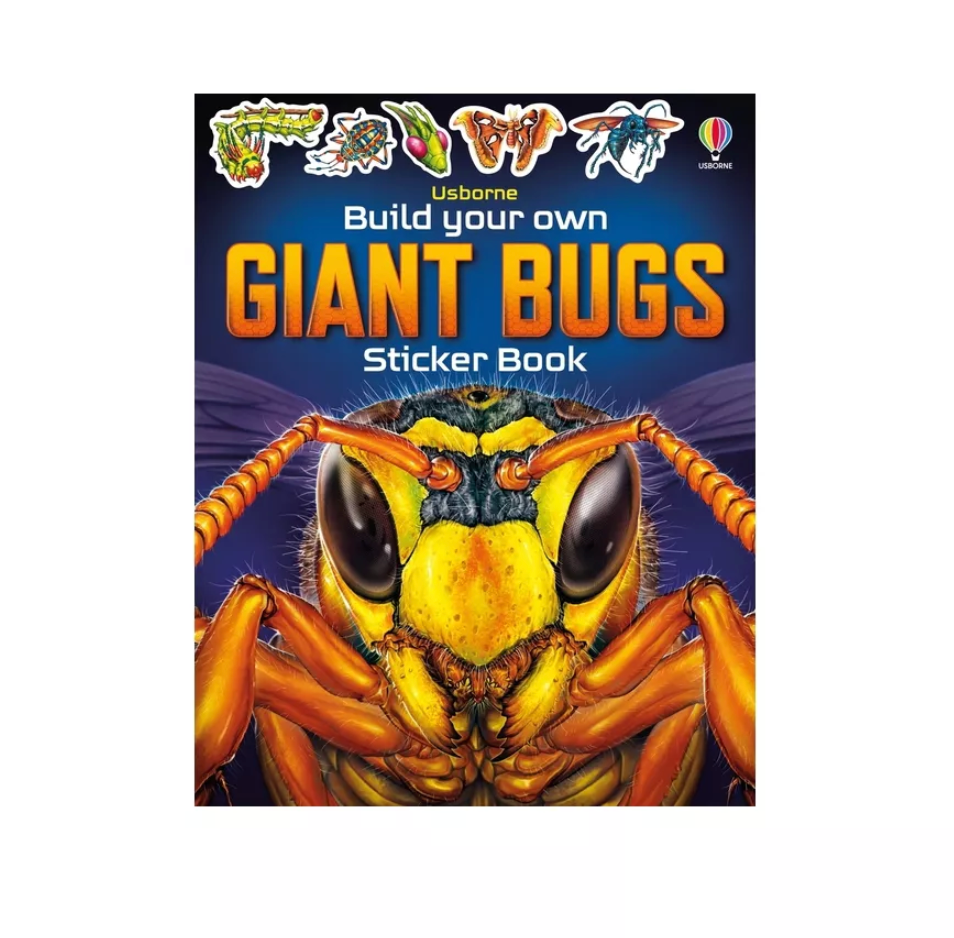 Usborne Build Your Own Giant Bugs Sticker Book